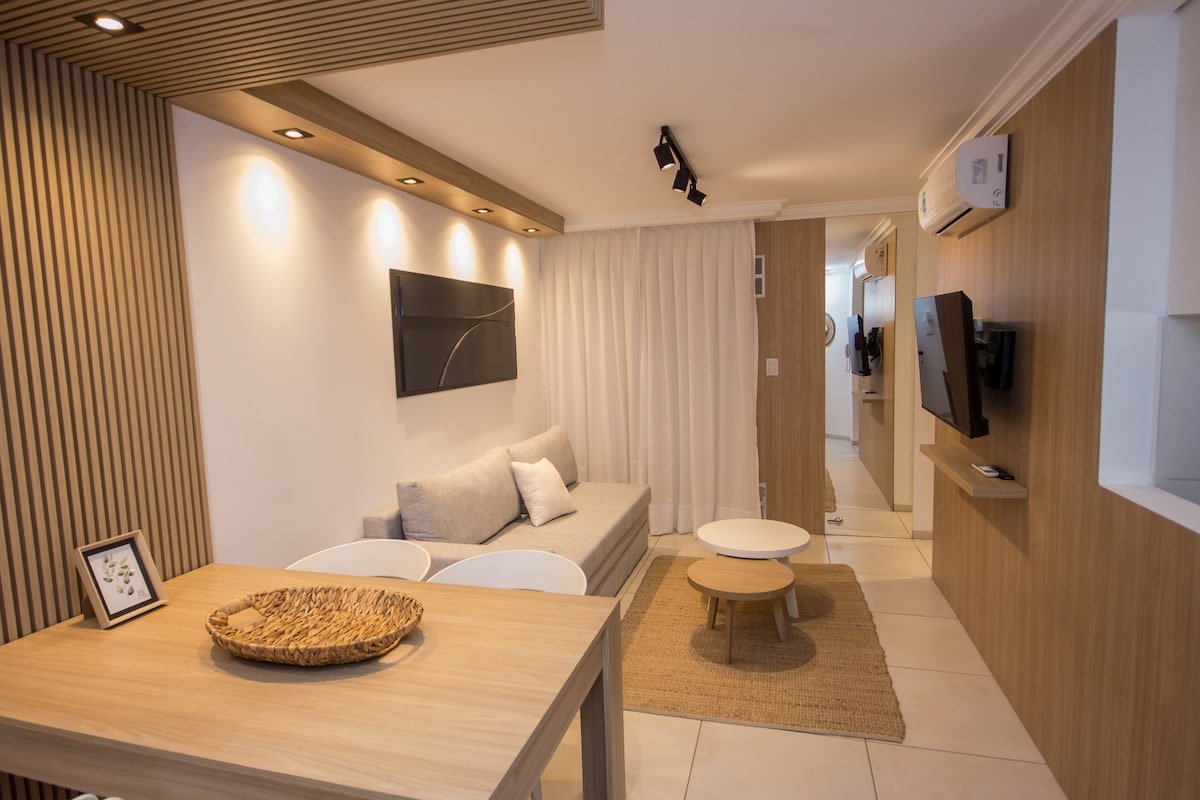 Vista general del living-comedor